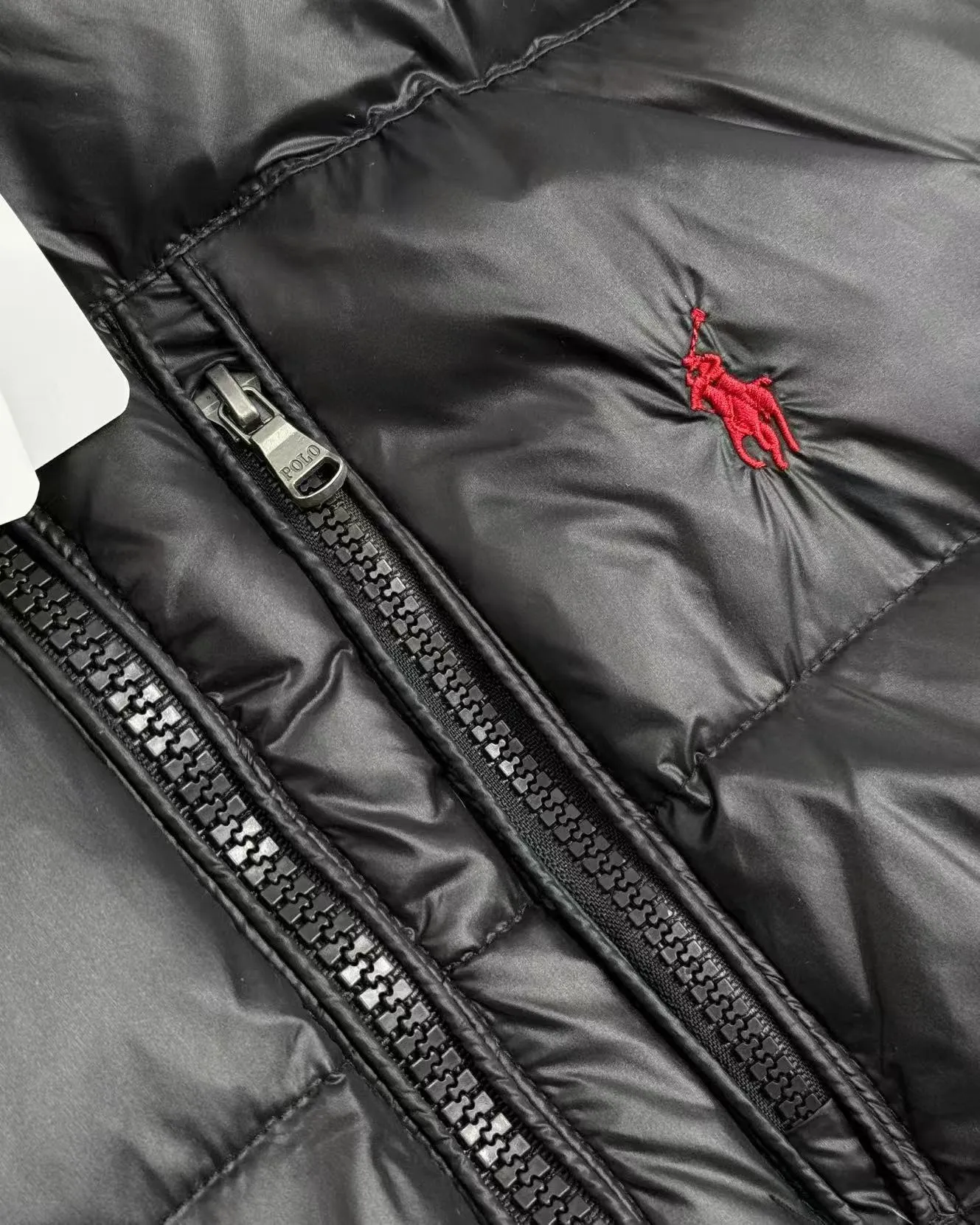 P820 ​​Polo Ralph Lauren pony embroidered logo S-XXL two-color, matte black, glossy black